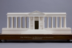 Model of Diocletian's Colonnade, a structure Thomas Jefferson suggested for incorporation into the US Capitol